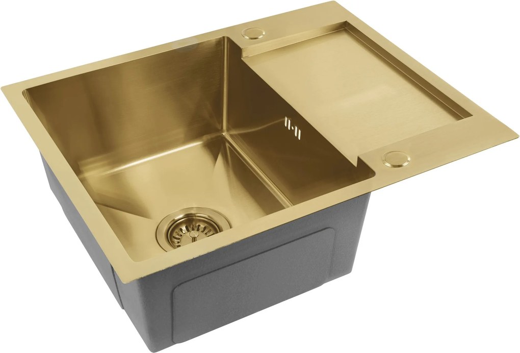 Стоманена мивка Paul BRUSH GOLD