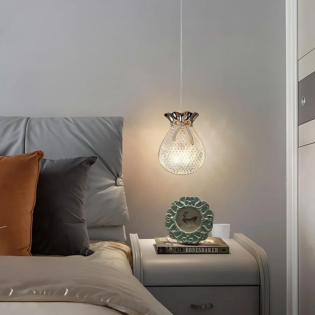 Висяща таванна лампа LHJ107-1CP light rose gold