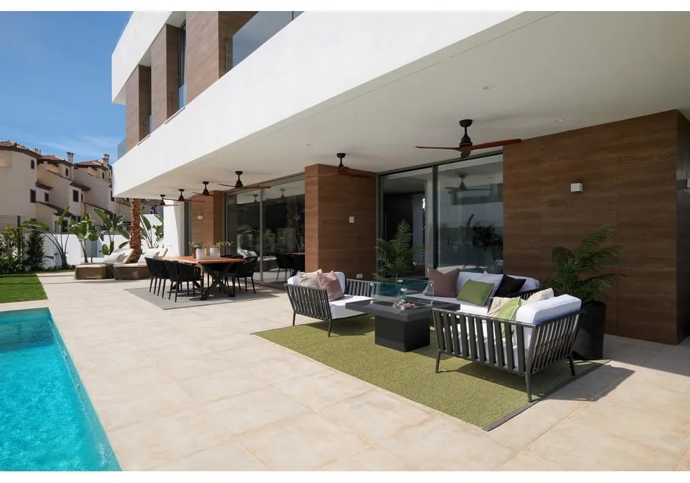 Килим за открито и закрито в цвят каки 85x160 cm Effi Apple – Pappelina