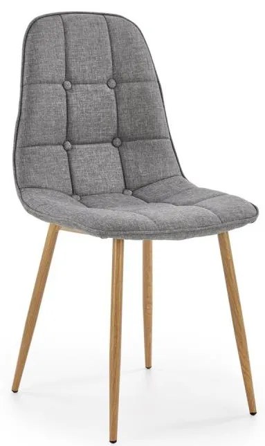 Трапезен стол VELSOR, 1 бр., сив