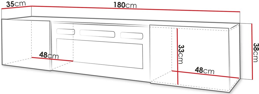 ТV шкаф Exito Ef-Leuko