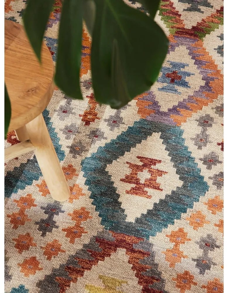 Двустранен ръчно изработен вълнен килим 120x170 cm Kamal Oasis – Nouristan