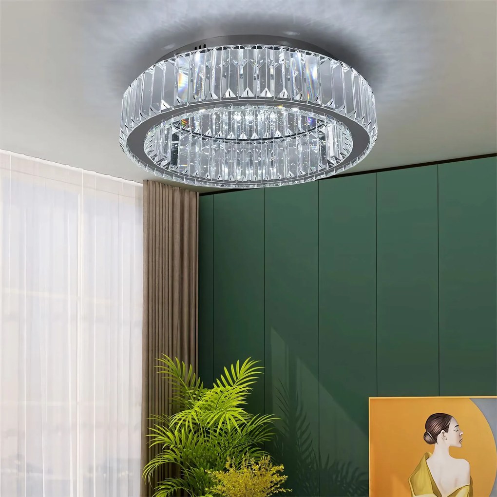 Кристален полилей APP1742-C 40 cm CHROME
