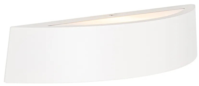 Модерна външна стенна лампа бяла IP44 - Caz