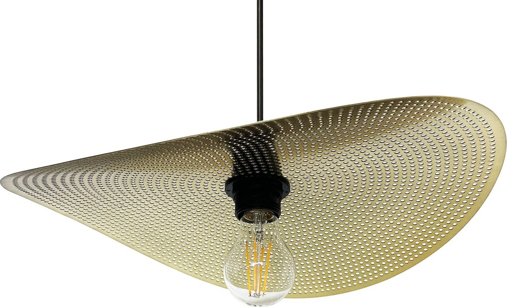 Плафон APP1469-1CP BLACK/GOLD