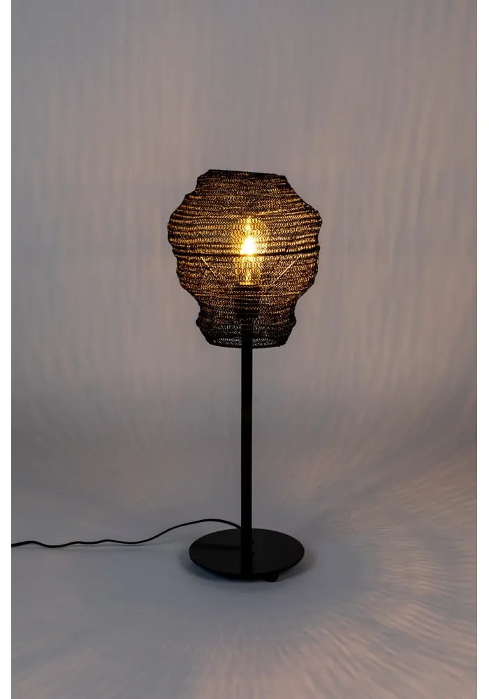 Черна настолна лампа Lena - White Label