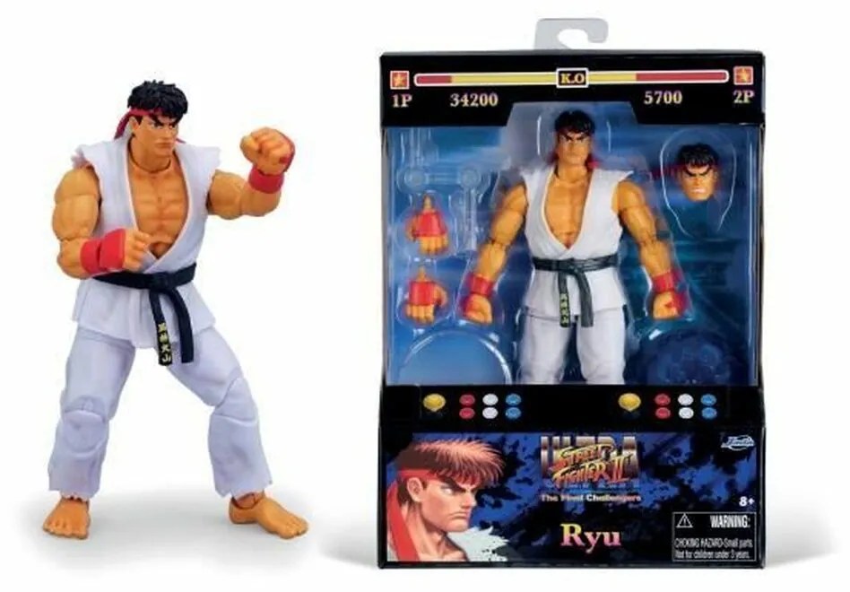 Съчленена Фигура Jada Street Fighters - RYU 15 cm