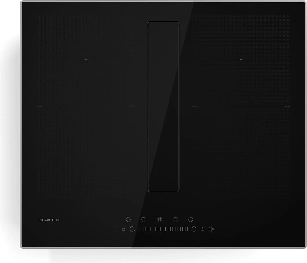 Klarstein Система Chef-Fusion Prime Down Air, 2 в 1, индукционен плот + абсорбатор, мощна