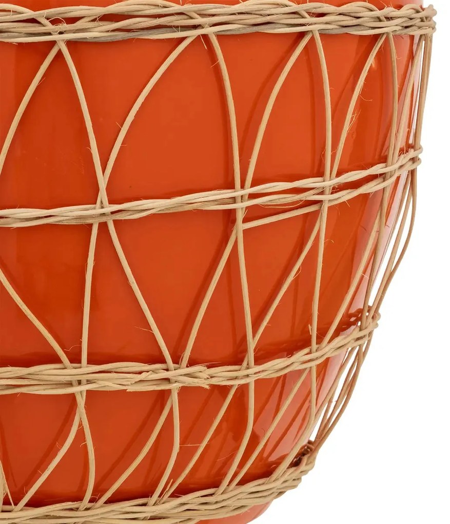 Ваза atmosphera Yucatan, Керамика, Ратан, 33 cm