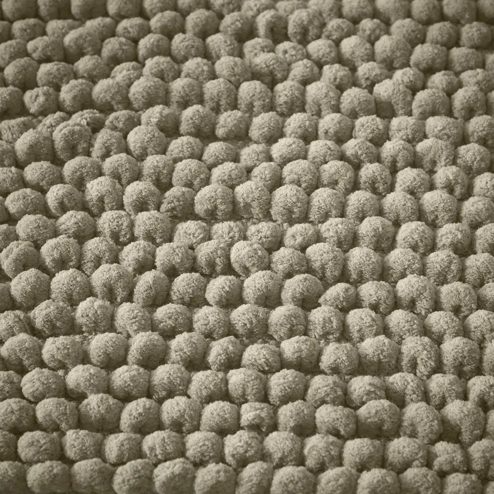 Зелен килим за баня 50x80 cm Aspen Bobble – Bianca