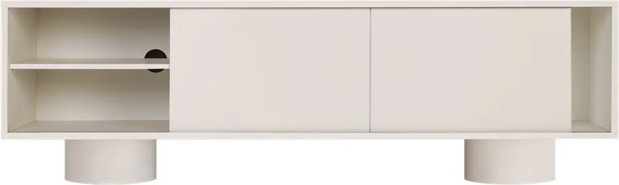 Сиво-бежова маса за телевизор 160x48x42 cm Taro – noo.ma