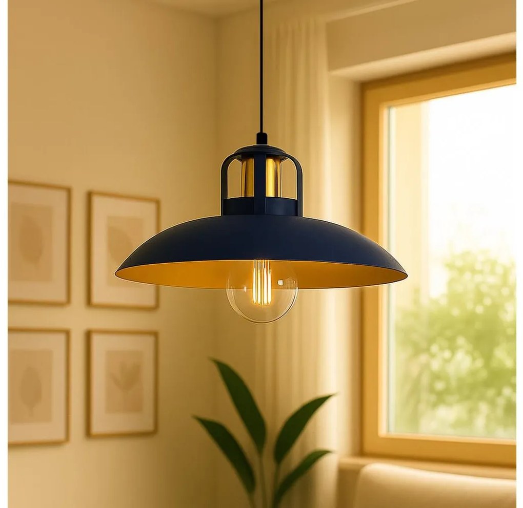 Brilagi - LED Пендел FLAMENGO 1xE27/60W/230V син