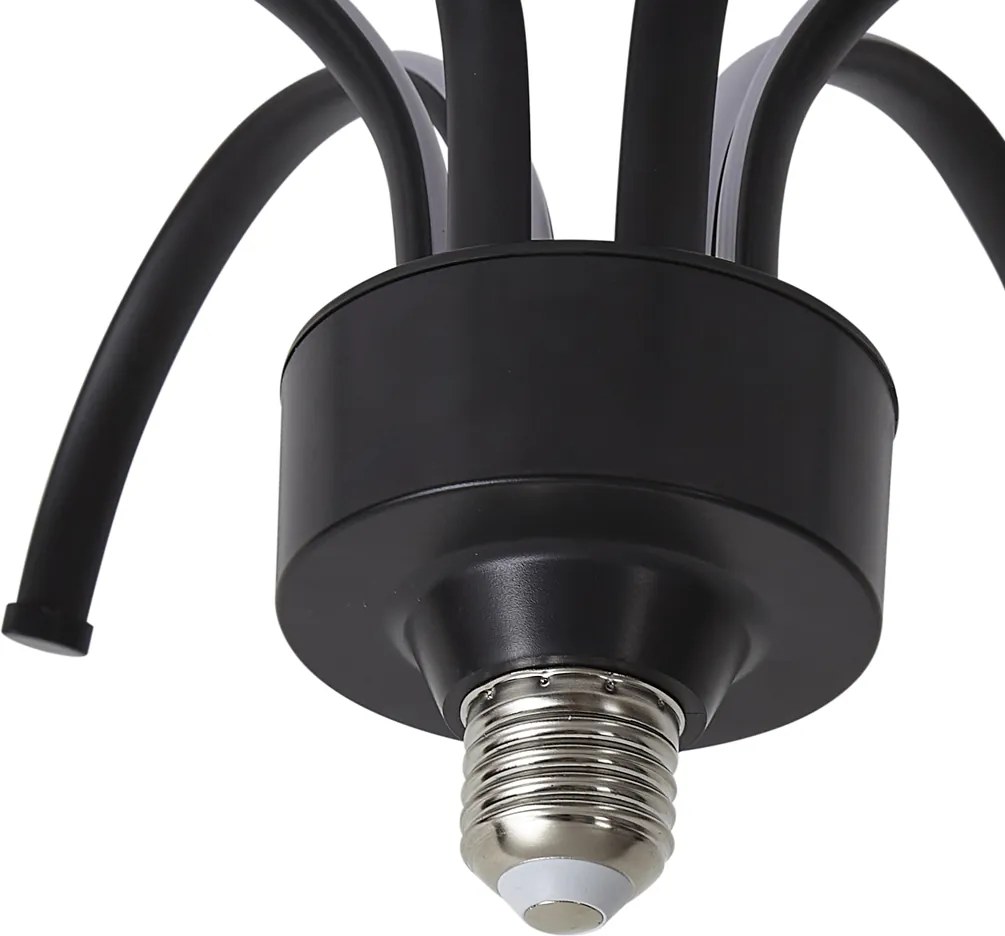 E27 LED декоративна лампа черна 6W 450 lm 3000K
