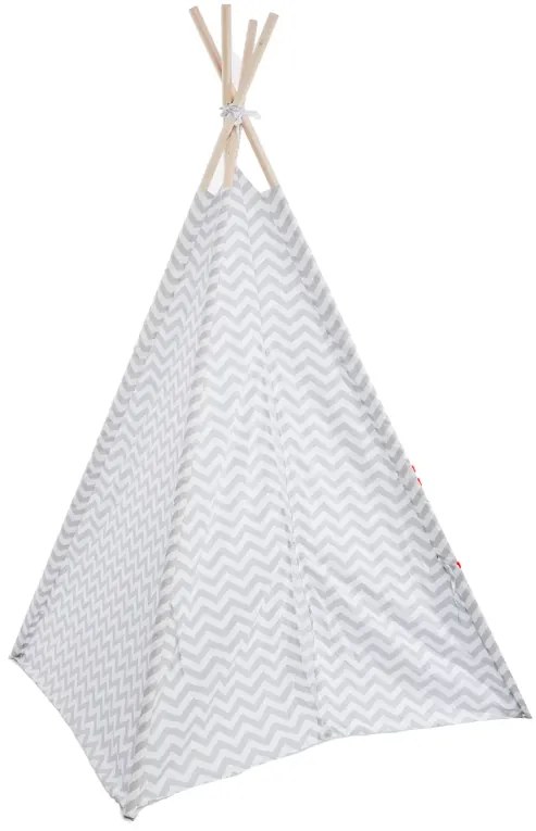 Детска палатка atmosphera Teepee, 120x120x160 cm - Сив