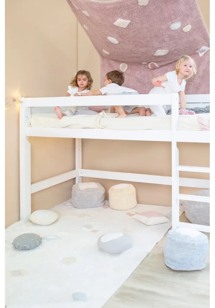 Кремав ръчно изработен памучен детски килим подходящ за пране 140x200 cm Kim – Lorena Canals