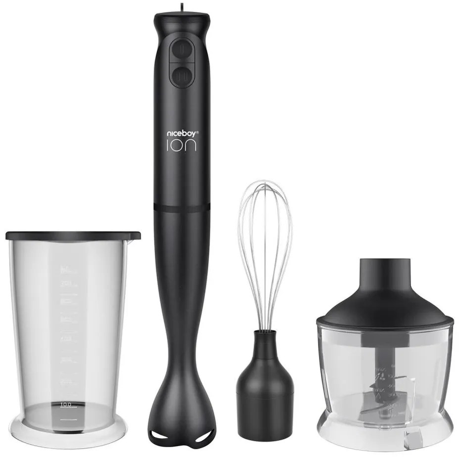 Niceboy Twister T1 комплект - ръчен блендер с аксесоари 500W/230V черен