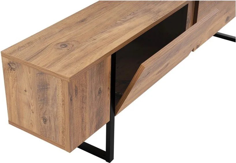 Маса за телевизор от декор от бор в естествен цвят 180x50x29,5 cm Serenity – Kalune Design