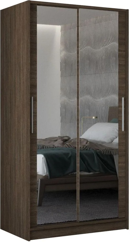 Гардероб Nubia 100 Sliding-Sokolati