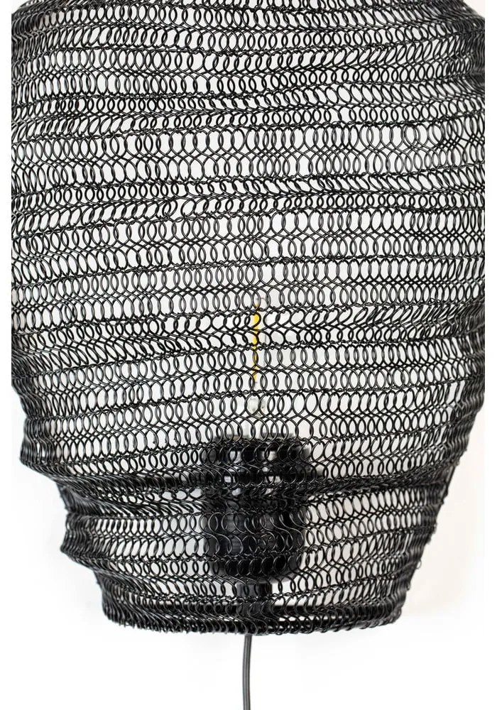 Черна стенна лампа Lena - White Label