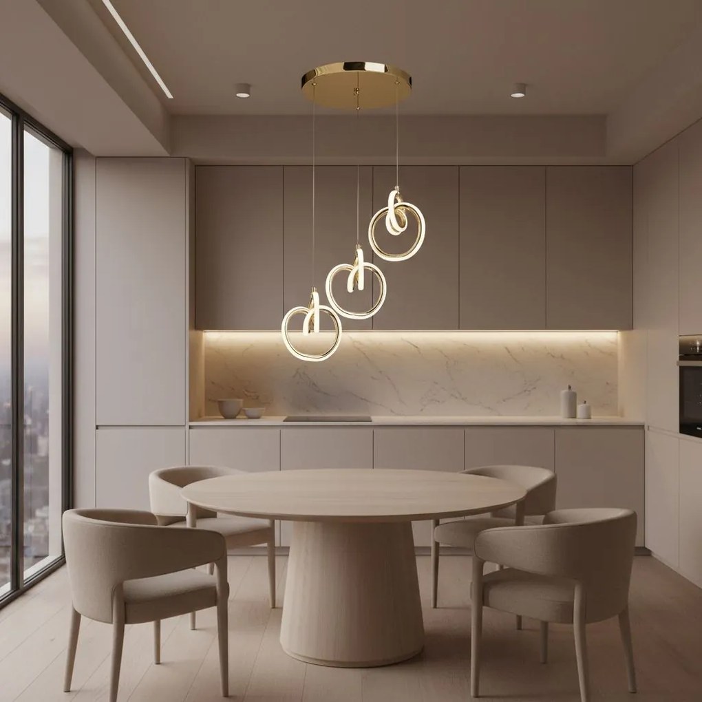 Лампа LED LHJ093-3CP GOLD