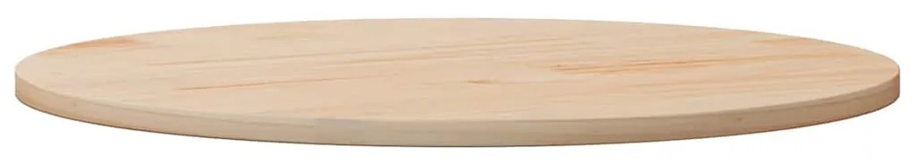 813649 vidaXL Плот за маса, Ø80x2,5 см, бор масив