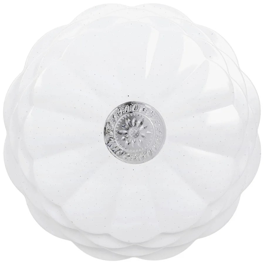 Бяло LED осветително тяло за таван 38x38 cm Victus – Candellux Lighting