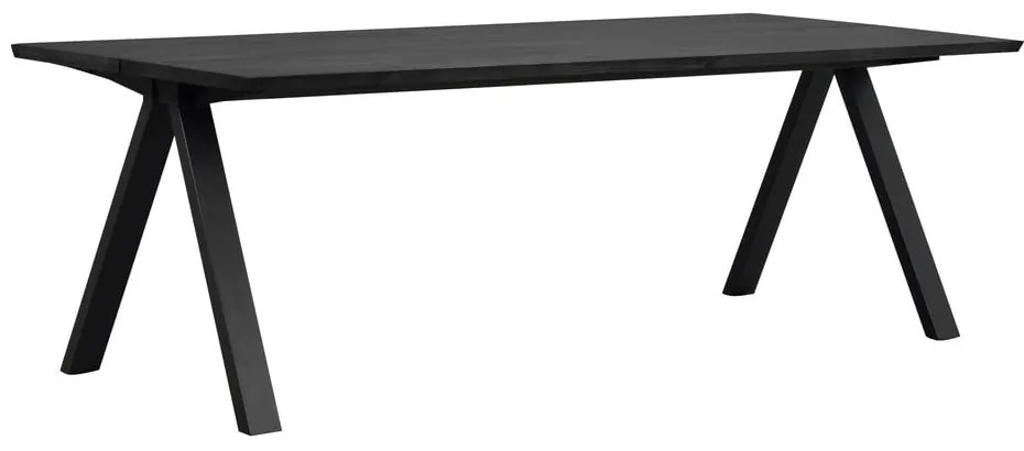 Сгъваема маса за хранене с дъбов плот 220x100 cm Carradale - Rowico