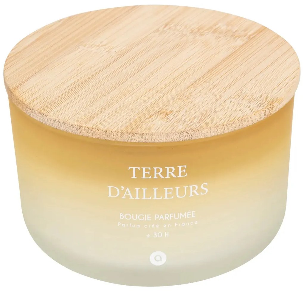Ароматна свещ atmosphera Sana, Стъкло, 420 g - Terre d’Ailleurs