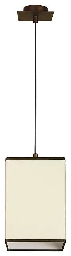 Пендел МИЛАНО, патина, абажур Шинц Крем, 1xE27