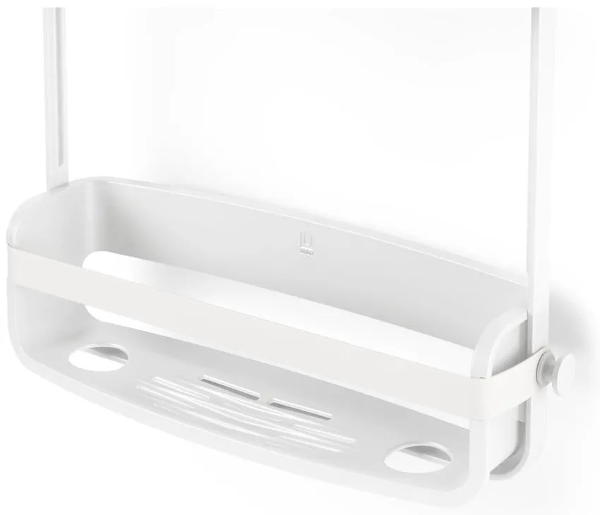 Бял висящ пластмасов рафт за баня Flex - Umbra