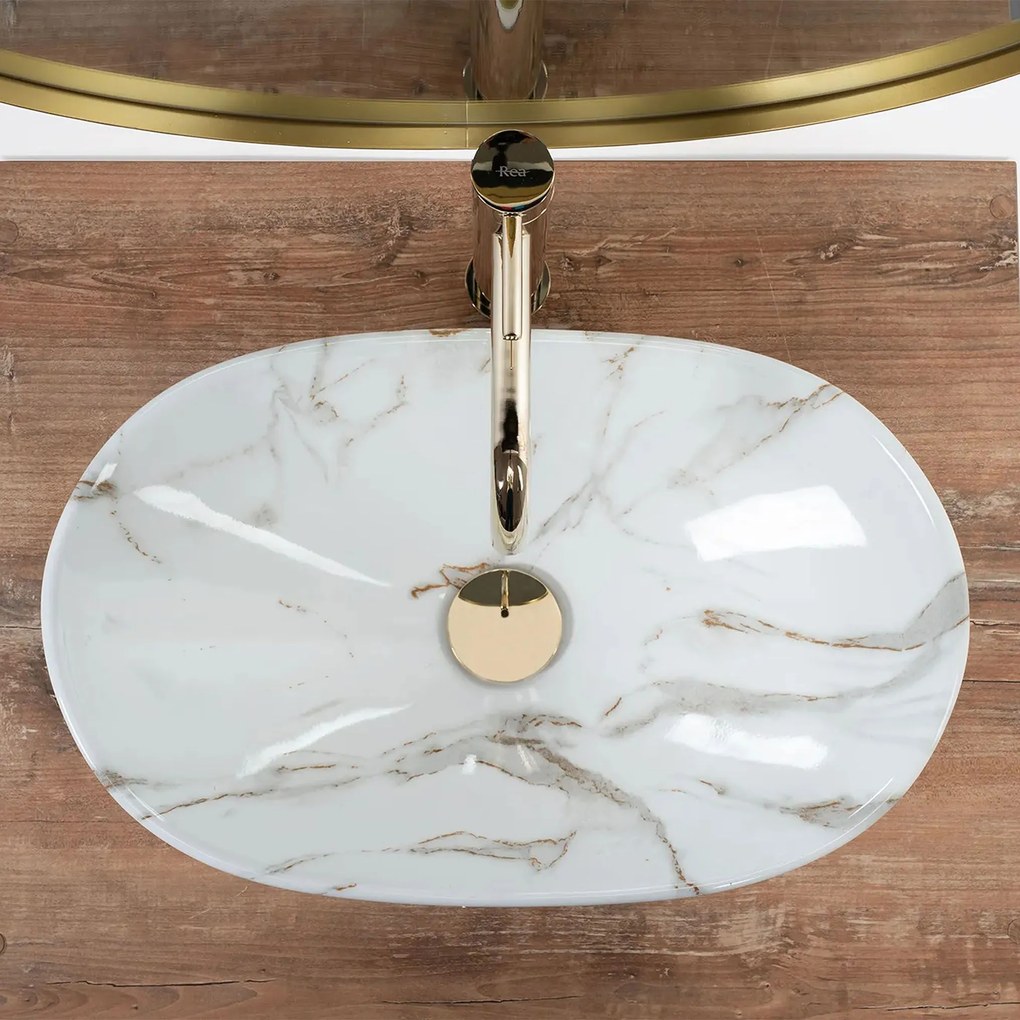 Умивалник за плот REA Royal Mini Aiax Shiny