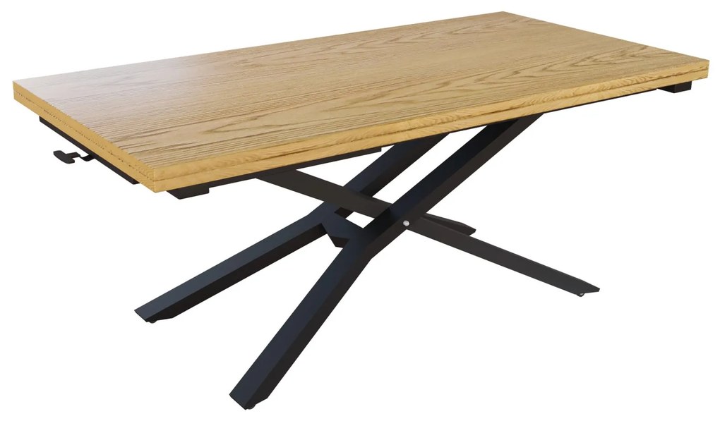 Разтегателна маса с повдигащ механизъм СОРЕНТО -  МДФ фурнир