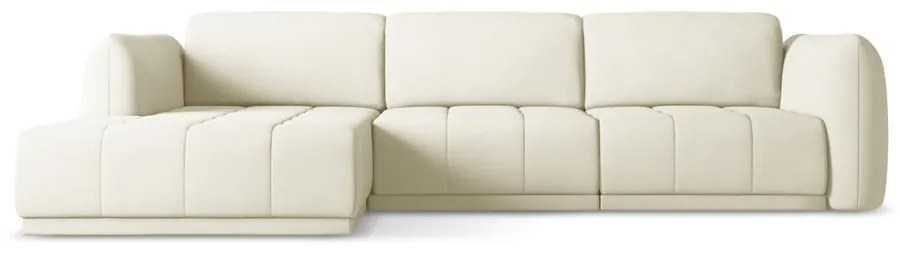 Бял ъглов диван (ляв ъгъл) Hoku – Makamii