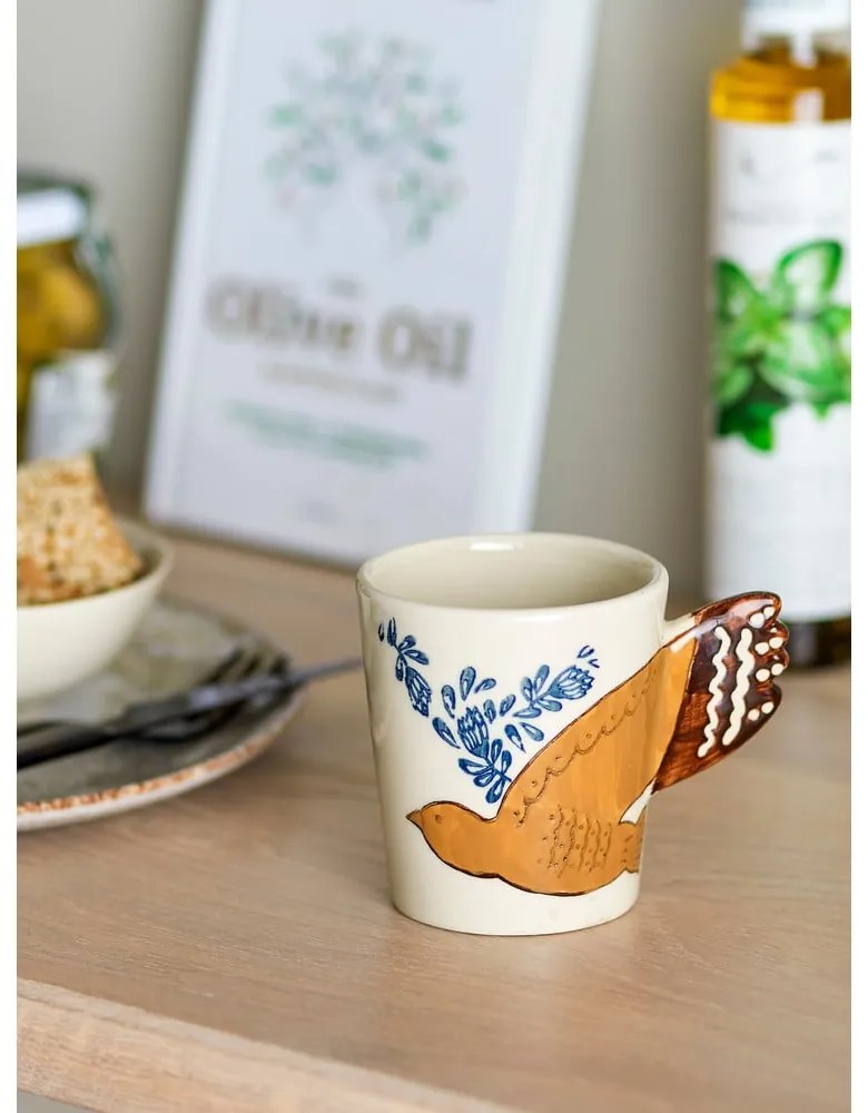 Кремава глинена чаша 260 ml Hezha – Bloomingville