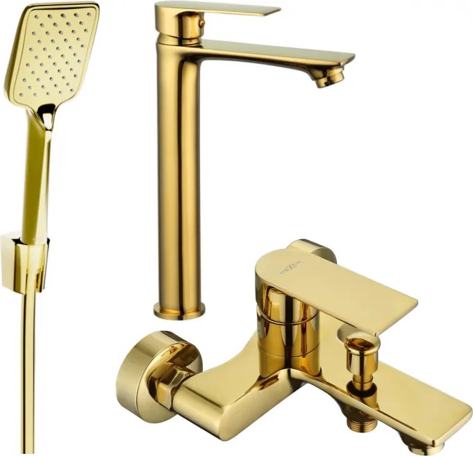 Mexen Royo R62 комплект за вана, златен - 72213R62-50