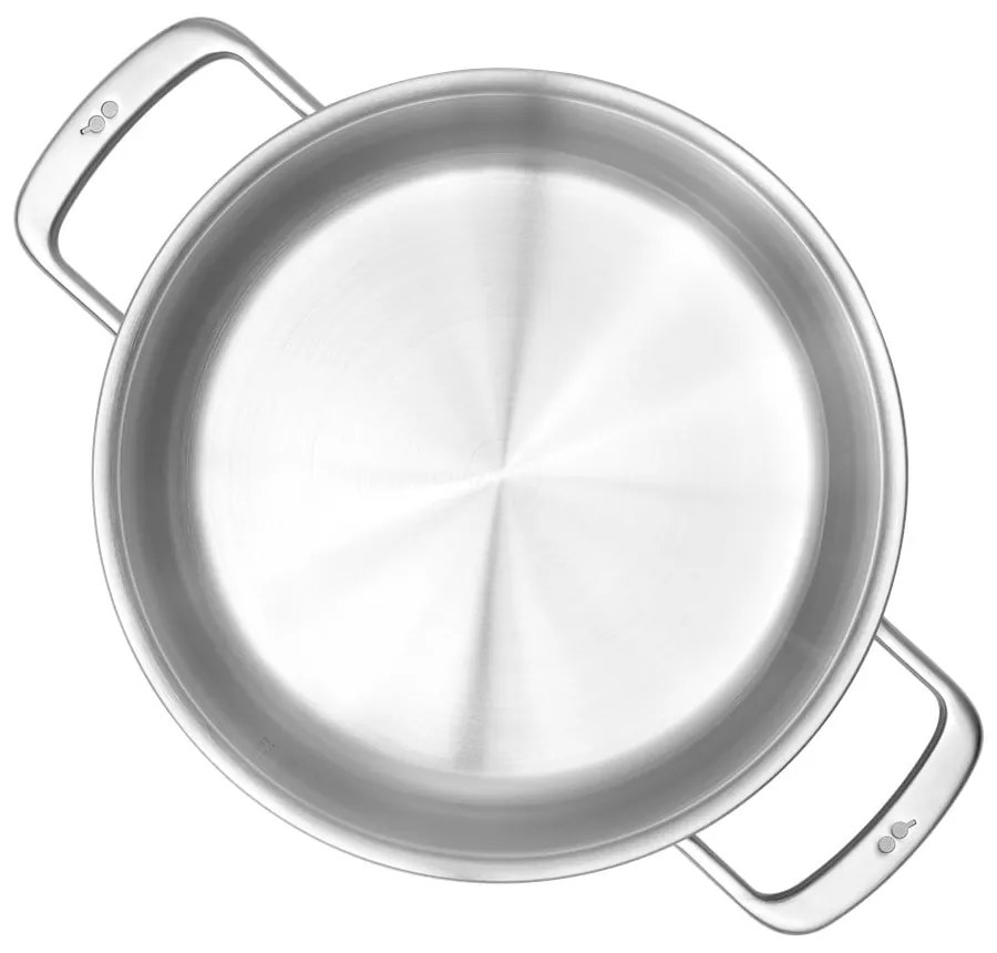 Тенджера от неръждаема стомана с капак подходяща за индукционен котлон 4 l Lucca 3.0 – FABINI