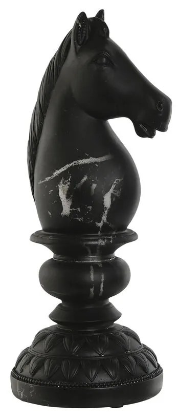 Декоративна фигурка Home ESPRIT Черен Кон 13 x 13 x 33 cm