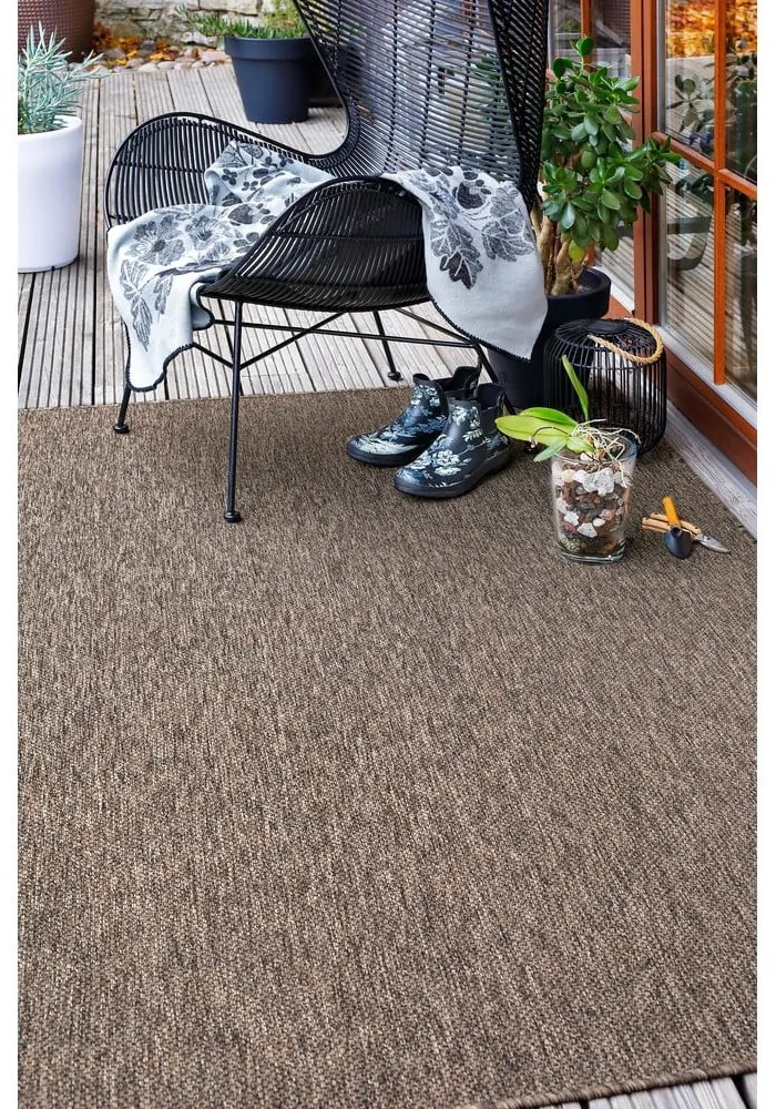 Кафяв външен килим 250x80 cm Vagabond™ - Narma