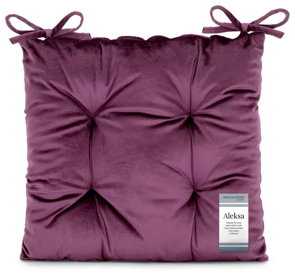 Кадифена възглавница за стол 40x40 cm Aleksa – Restilo