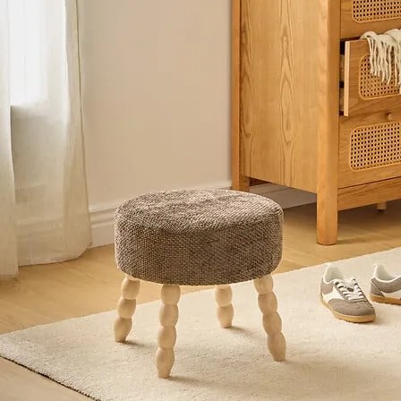 Табуретка atmosphera Spolo, MDF, 38x39 cm - Кафяв