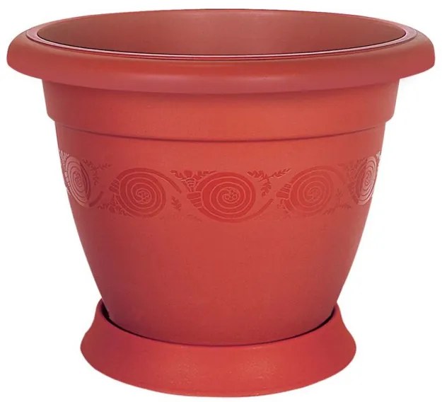 Саксия Лукс - 50 х 42 см - Кафява 38л.