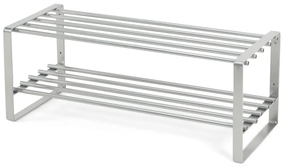 Метална стойка за обувки в сребрист цвят 70x29x27 cm Rex – Spinder Design