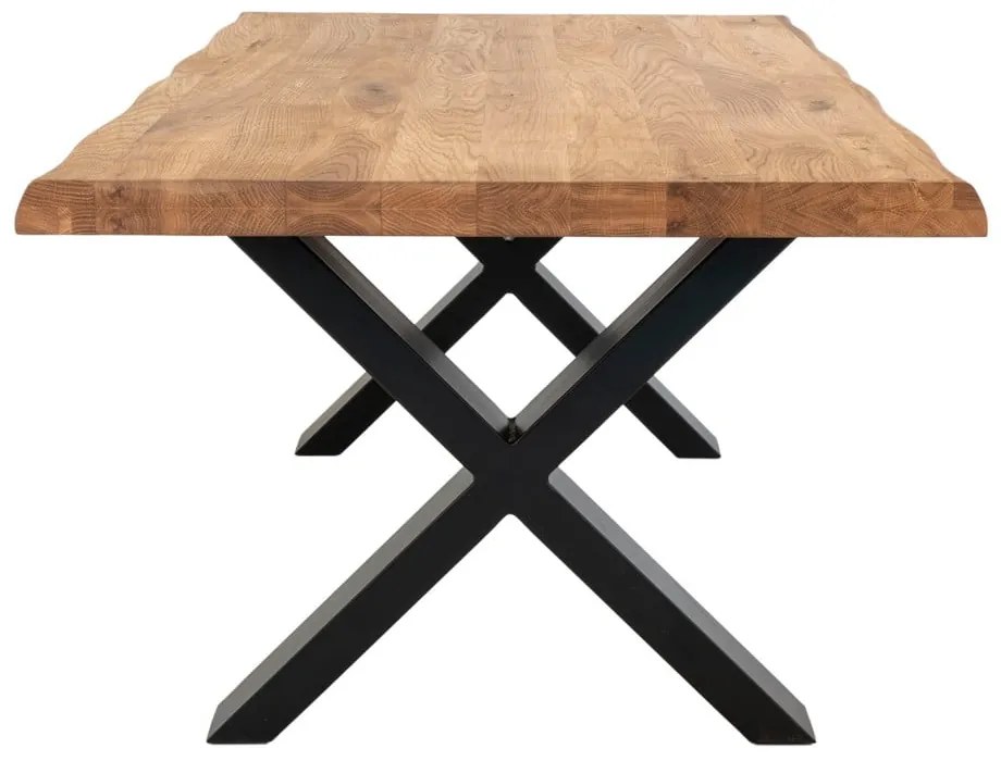 Масичка за кафе с масивен дъбов плот , 120 x 70 cm Toulon - House Nordic