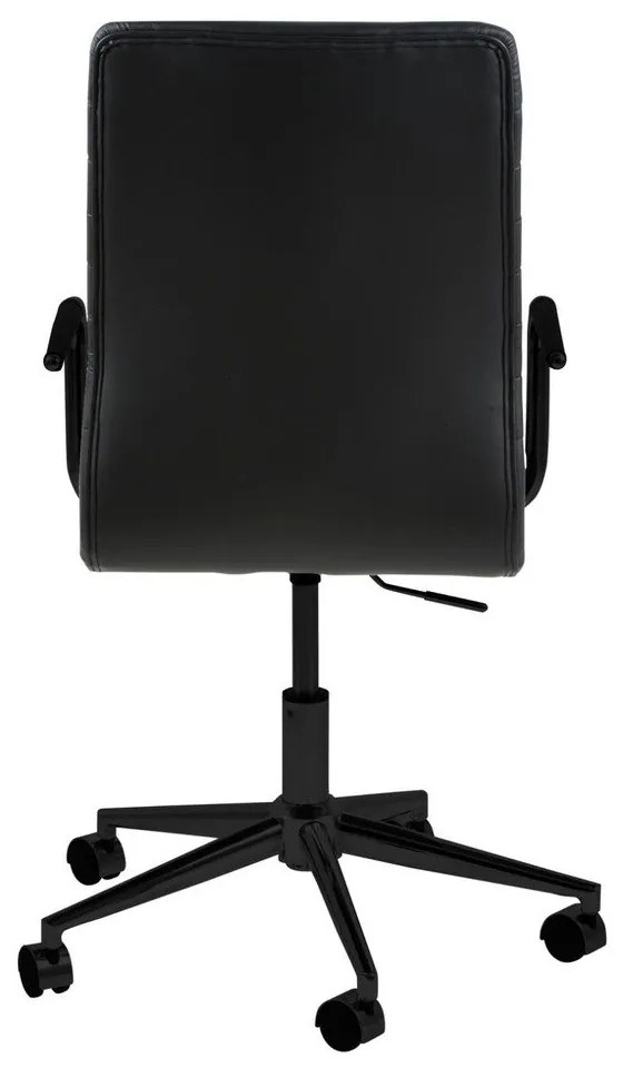 Черен офис стол на колела Wislow Winslow - Actona