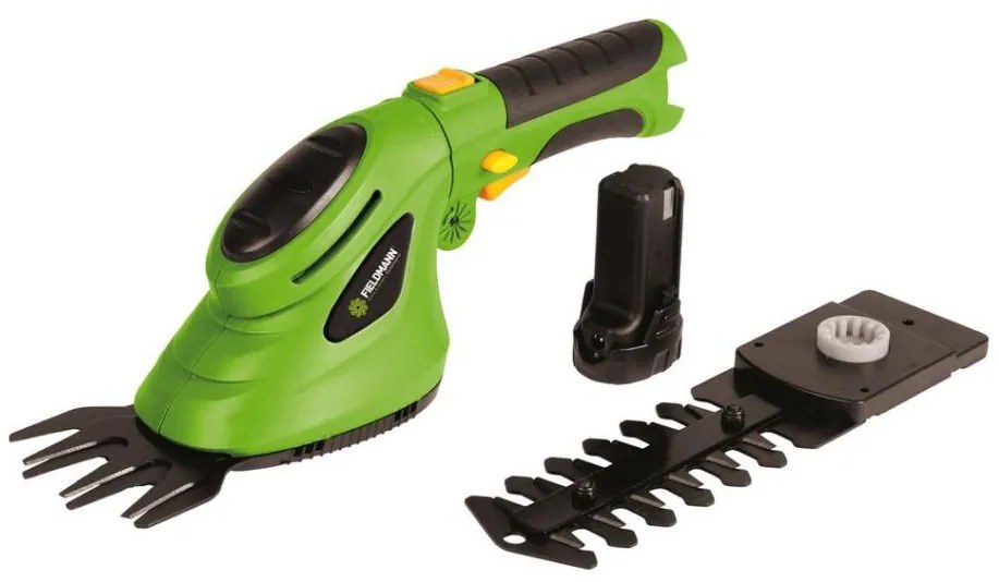 Fieldmann - Безжични ножици за храсти и трева 3,6V 1300 mAh
