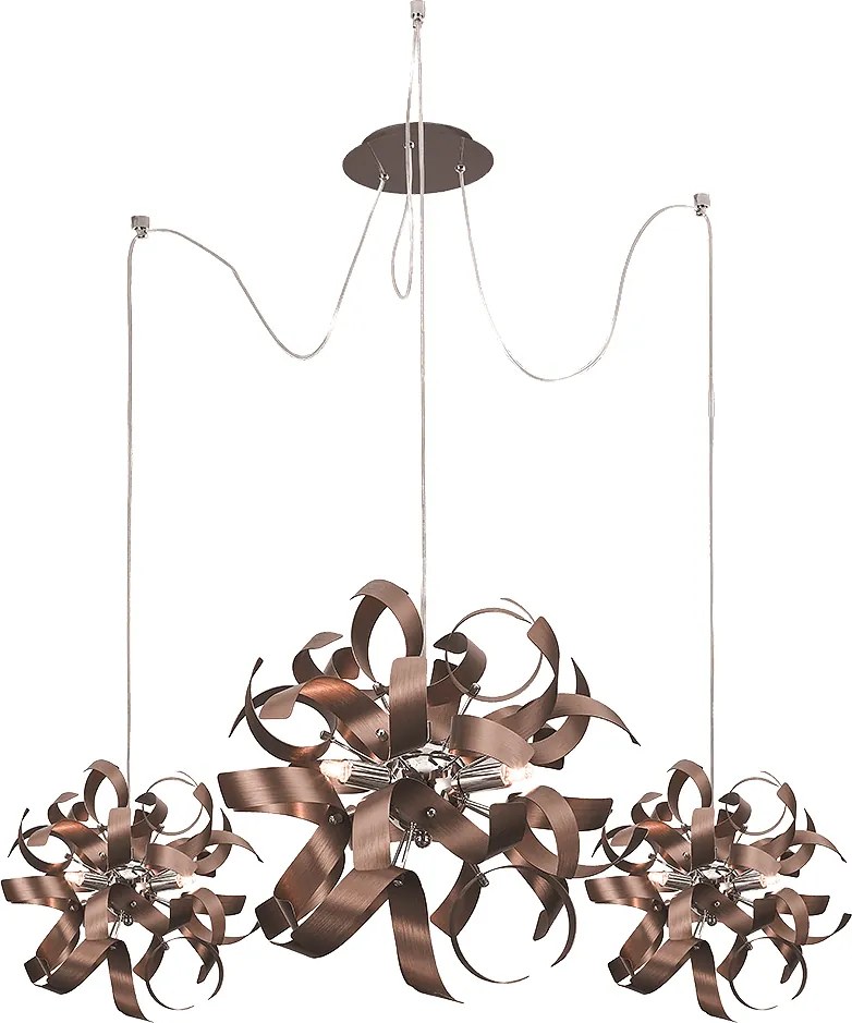 Полилей RIBBON, кафяв, 9xG9