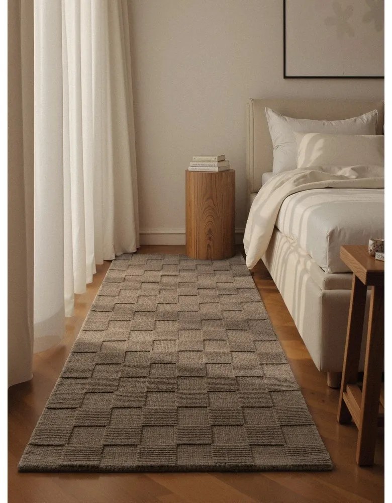Кафява ръчно изработена вълнена пътека 80x200 cm Scala – Villeroy&amp;Boch