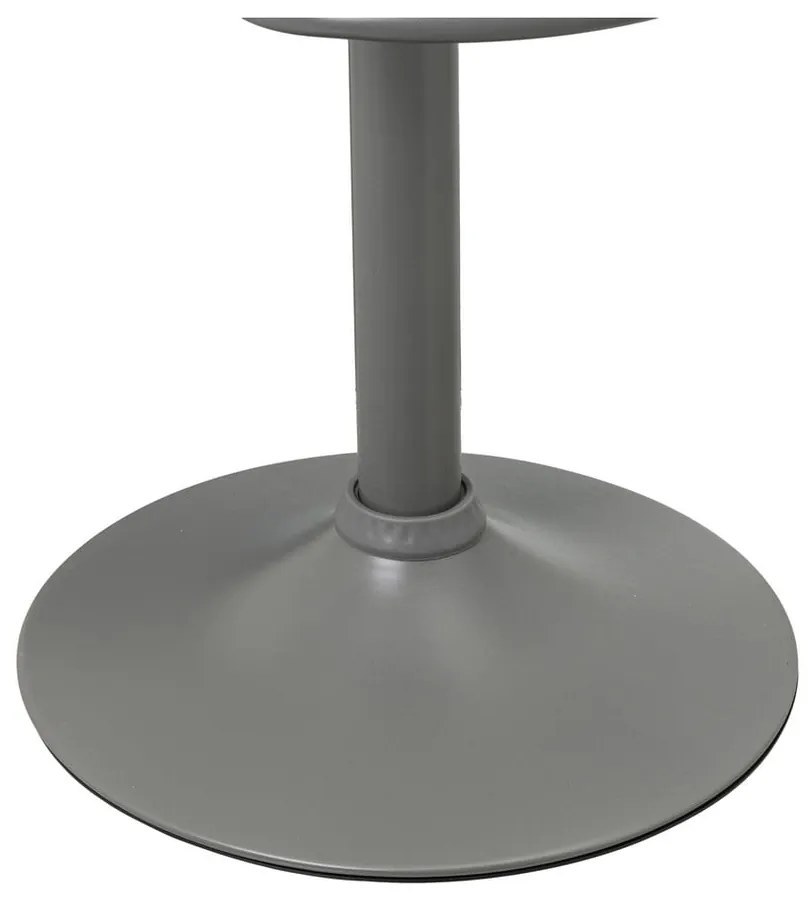 Сиви бар столове в комплект от 2 бр. с регулируема височина от имитация на кожа (височина на седалката 56,5 cm) – Casa Selección