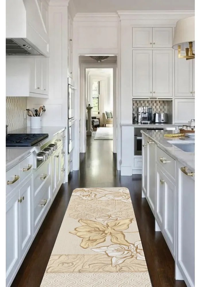 Бежова пътека подходяща за пране 58x140 cm Sandy – Oyo Concept