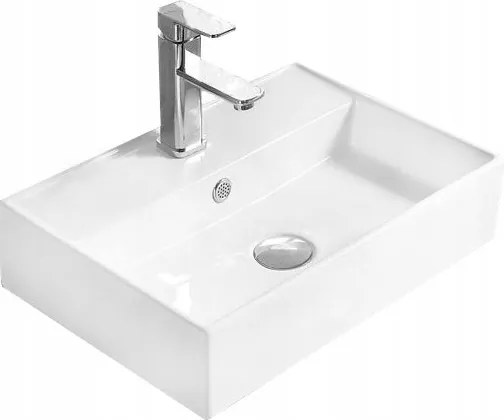Mexen Blanca мивка над плот 50 x 35 см, бяла - 21105000